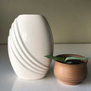 Vintage Art Deco Style Ceramic Vase / Planter